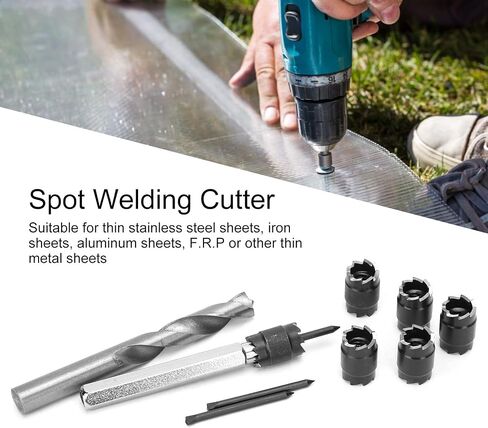 Spot Weld Cutter High Speed Steel Drill Bit Set for Welding Drilling on Thin Metal Sheets in Saudi Arabia