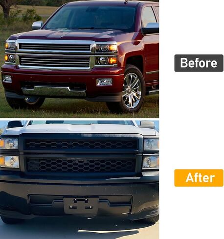 متوافق مع تشيفي سيلفرادو 1500 قوس لوحة رخصة أمامية ث/مسامير 2016-2018،2019 Silverado 1500 LD Pront Pront Plumper Bracket Bracket Pracket Pracket for 23354526 GM1068172 ، Black in Kuwait