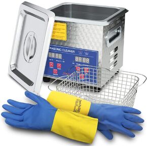 Digital Ultrasonic Parts Cleaner 3L for Cleaning Carbs Jewelry Injectors Bullets Guns and Brass 200W Heated Professional Ultrasonic Cleaning Machine Dareflow in Saudi Arabia