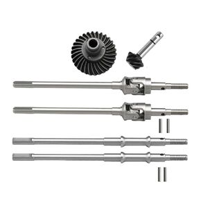 Axial SCX10 II AR44 Axle Front Rear Joint CVD Drive Shaft Bevel Gear Set Universal Shaft Bearing for 1/10 RC Crawler Car 90046(G) in Saudi Arabia