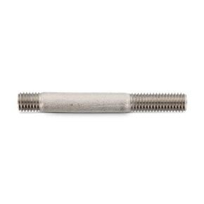 (100pcs) DIN 939 Metric Studs, M12X75mm Nominal Length (90mm Overall Length), Plain Center, A4 Stainless Steel in Kuwait