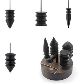 Leather Burnisher Polishing Machine Adjustable Speed 1500-6000 RPM Handheld Edge Grinding Tool 4 Heads Leather Finishing in Saudi Arabia