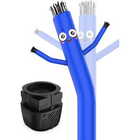Inflatable Tube Man with Blower: 6 FT Tall Wacky Waving Inflatable Tube Guy for Outdoor Decoration with Mini Blower Fan, for Mall Opening, Business Advertising (Blue) in Saudi Arabia