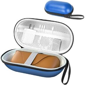 Hard Smart Glasses Case Compatible with Ray-Ban Meta Wayfarer, Skyler, Headliner Models – Travel Carrying Case for Charging Box & Accessories Brown in Kuwait