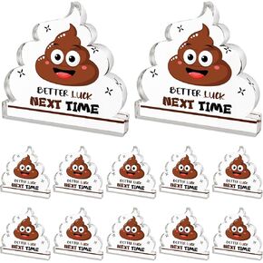 12 Pcs Acrylic Awards Trophies Employee Appreciation Gifts Bulk Cute Funny Trophy Thank You Award Trophy Team Gifts for Employees Adults Favors Office Decorations in Saudi Arabia