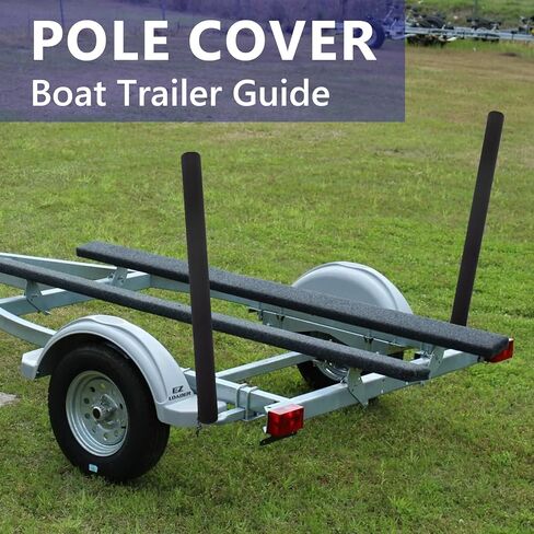 2pcs Boat Trailer Guide Pole Covers,Universal Adjustable Cushion Fillet Neoprene Accessories Trailers Protective Cover,Duty MarineTrailers Poles Cover for Ski,Fishing Boat or Sailboat Trailer in Kuwait