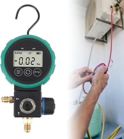 الضغط الرقمي ، التحكم في صمام الكرة ، مستشعر HVAC مقاييس الفراغ الرقمي صمد 400 PSI معايرة NIST معايرة الدقة in Kuwait