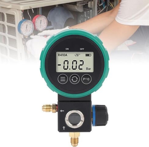 الضغط الرقمي ، التحكم في صمام الكرة ، مستشعر HVAC مقاييس الفراغ الرقمي صمد 400 PSI معايرة NIST معايرة الدقة in Kuwait