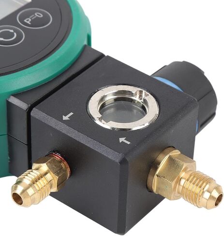 الضغط الرقمي ، التحكم في صمام الكرة ، مستشعر HVAC مقاييس الفراغ الرقمي صمد 400 PSI معايرة NIST معايرة الدقة in Kuwait