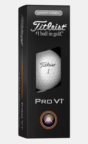 كرات Golf Titleist Pro V1 (White ، 3pk ، محاذاة محسّنة) 1 كم 2025 in Saudi Arabia