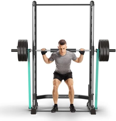 SincMill Squat Rack for Home Gym Bench Press bar Weight Bench Set for Home Gym Power Rack Machines S1000 in Kuwait