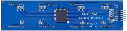 جديد 2024 HT1632 DOT Matrix Driver مع لوحة MCU Lattice Breakout LED HT1632C الوحدة النمطية 8x32 شاشة Red Dot-Matrix 2.4V-5.5V لملحقات التحكم MCU in Saudi Arabia