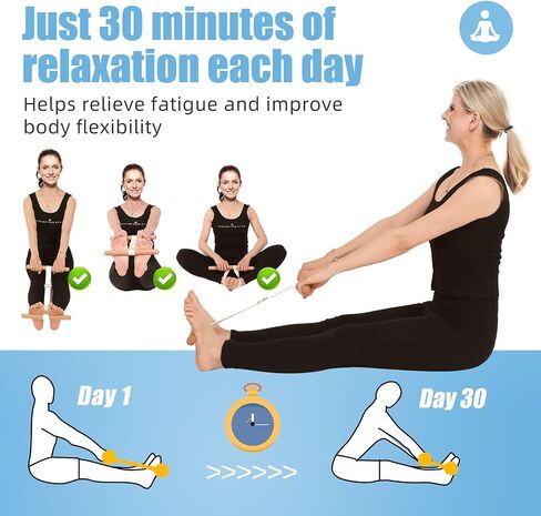 –Innovative Stretching Equipment for Enhanced Flexibility, Pain Relief, and Improved Mobility. it Improves Posture and Offers Adjustable Length Easily Perform Yoga and Stretching, and at Home! in Saudi Arabia