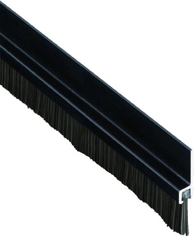 Pemko 085576 18061DNB84 Brush Seal - Meeting Stile, Dark Bronze with Black Brush Insert, 1" Width, 84" Length, Dark Bronze in Saudi Arabia