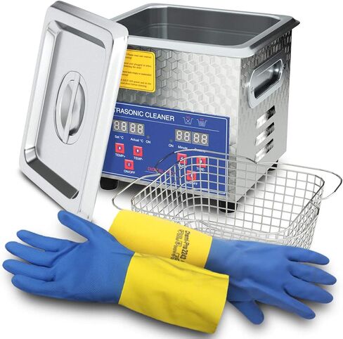 Digital Ultrasonic Parts Cleaner 3L for Cleaning Carbs Jewelry Injectors Bullets Guns and Brass 200W Heated Professional Ultrasonic Cleaning Machine Dareflow in Saudi Arabia