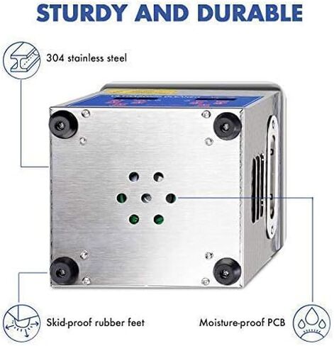 Digital Ultrasonic Parts Cleaner 3L for Cleaning Carbs Jewelry Injectors Bullets Guns and Brass 200W Heated Professional Ultrasonic Cleaning Machine Dareflow in Saudi Arabia