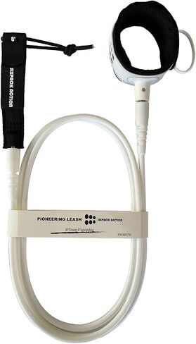SIXPACK ACTION Pioneering Surf Leash, 5ft/6ft/7ft/8ft/9ft Comp Pro Surfboard Leash with 360-Degree Integral Molding Cuff Providing Maximum Durability, Flexibility and Comfort in Saudi Arabia
