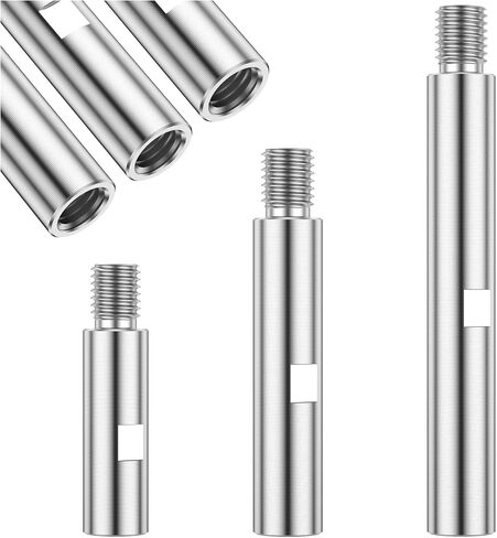 3Pcs Angle Grinder Extension Rod 3/4/5.5 Inch M14 Angle Grinder Extension Shaft Aluminium Alloy Rotary Angle Grinder Lengthen in Saudi Arabia