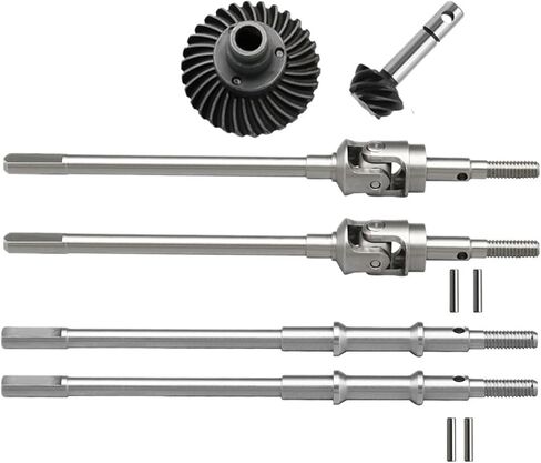 Axial SCX10 II AR44 Axle Front Rear Joint CVD Drive Shaft Bevel Gear Set Universal Shaft Bearing for 1/10 RC Crawler Car 90046(G) in Saudi Arabia
