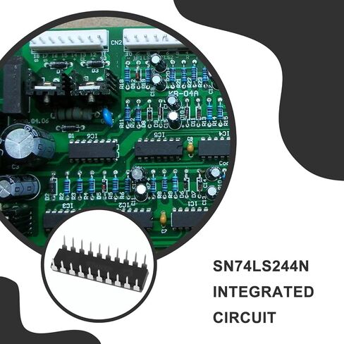SING F LTD 10pcs SN74LS244N Octal Channel Buffer & Line Driver 3-State 20-Pin Integrated Circuit DIP-20 Tri-State Octal Buffer Driver in Saudi Arabia