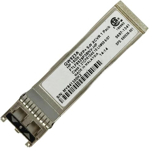 QW923A 16Gb SFP+ SW XCVR 68536-001 FTLF8529P3BNV-HP Transceiver Optical Module in Saudi Arabia