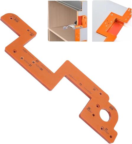 Arc Grooving Auxiliary Tool, 13.8in Woodworking arc Slotting Template, Round Corner Radius Templates Slot Positioning Tool for Wardrobe Kitchen Handle, Cabinet Door (8mm) in Saudi Arabia