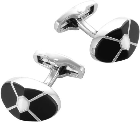 Men's Enamel Cufflinks Dripping Metal Shirt Sleeve Nails Men's French Buttons in Saudi Arabia