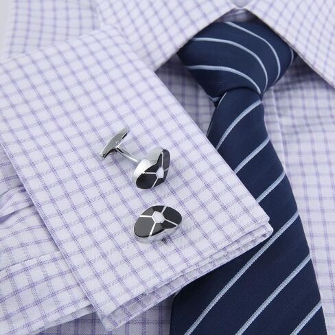 Men's Enamel Cufflinks Dripping Metal Shirt Sleeve Nails Men's French Buttons in Saudi Arabia