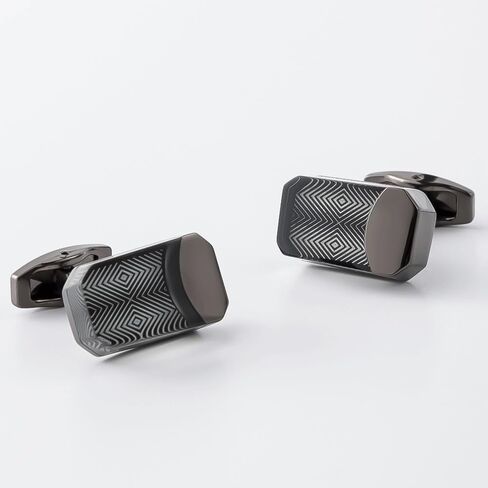 Drip Glue Electroplated Alloy Cufflinks Classic Business French Cufflinks for Men(D) in Saudi Arabia