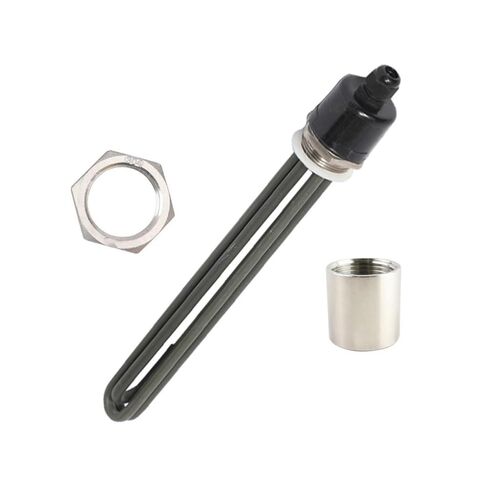 1PCS DN40 عنصر تسخين الماء من الفولاذ المقاوم للصدأ الأخضر 304 مقاومة سخان الماء الكهربائي 3KW/6KW/9KW/12KW (خيط السخان ، 220 فولت ، 12 كيلو وات 350mm) in Kuwait