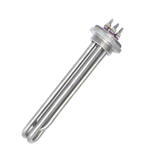 1PCS DN32 1 1/4 "العنصر الأنبوبي 220V/380V غمر سخان المياه الكهربائية نوع التدفئة المقاوم 3KW/4.5KW/6KW/9KW (سخان فقط ، 9KW) in Kuwait