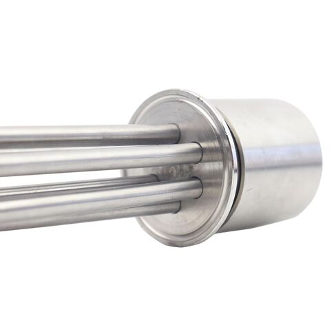 1PCS ULWD 10W/CM2 عنصر التدفئة 2 بوصة TRI-CLAMP (OD64) 240V 5.5KW/220V 4600W تخمير المياه الكهربائية (مجموعة المشبك السخان) in Kuwait