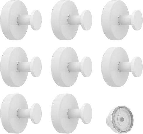 Suction Cup Hooks for Shower – No Drill, Heavy Duty Matte Black,Bathroom,Kitchen & Tile,Removable & Waterproof– Holds Up to 15 lbs, Perfect for Towels, Robes, Loofahs & Door (2-Pack) in Saudi Arabia