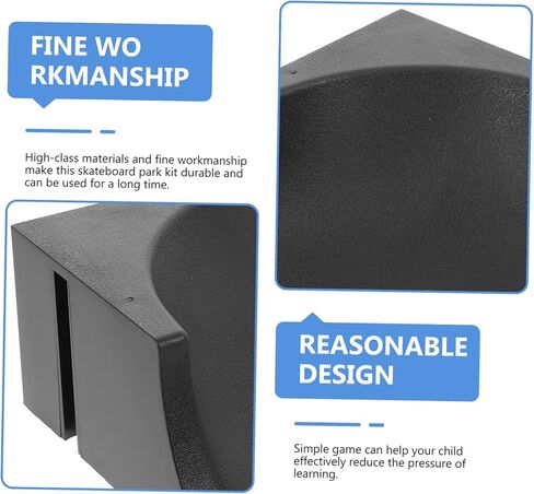 BESPORTBLE Kid's Skateboard Park Accessory Plastic Ramp Indoor Skatepark Obstacle for Children and Teens in Saudi Arabia