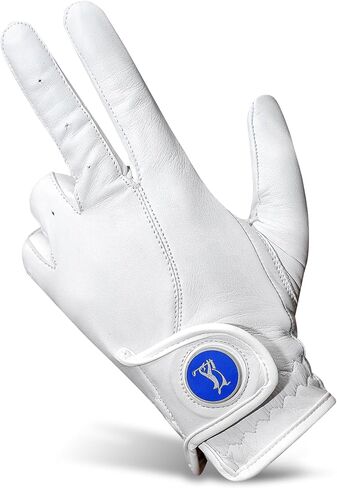 Golf Glove - Made with AAA Cabretta Leather with Removable Metal Ball Marker - All Weather, Breathable, Compatible with Touch Screen in Saudi Arabia
