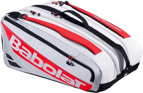 Babolat RH Pro Juan LeBron Padel Bag (White/Silver/Red) in Saudi Arabia