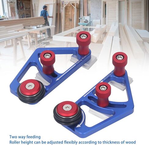 Woodworking aluminum alloy bearing roller feeder table saw guide pressing tool for precise mechanical component applications in Saudi Arabia