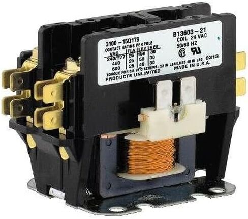 Goodman Parts CONT2P040024VS CONTACTOR 24V 2POLE 40AMP in Saudi Arabia