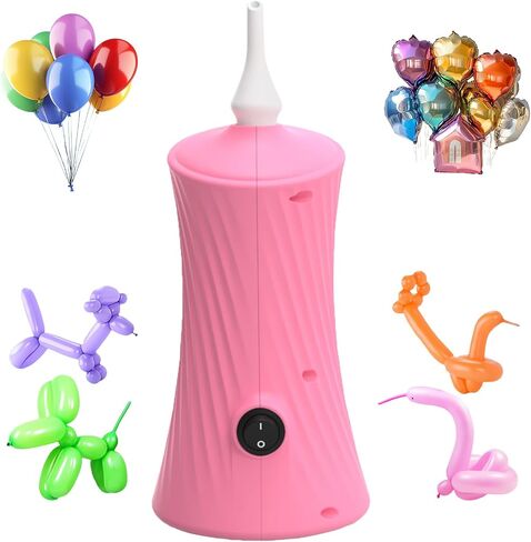 Balloon Pump Electric Air Balloon Pump Balloon Inflator for Foil Animal, Classic, Long Balloons in Kuwait