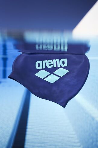 Arena Usisex Big Logo Cilicone Cap Cap Women and Men Fitness Swimmers Training Sweating Capt Soft Soft Soft Spating Cap in Saudi Arabia