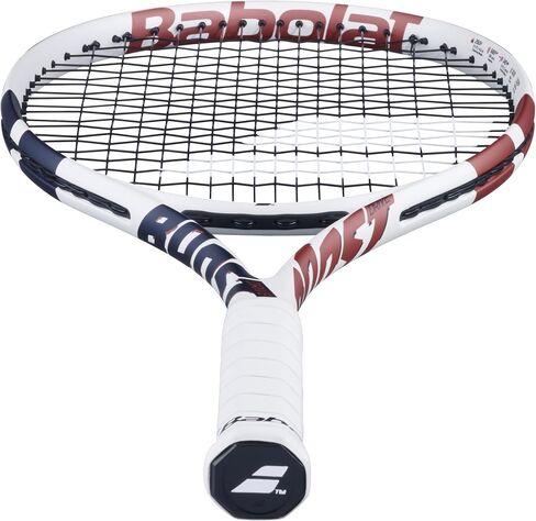 Babolat Boost Drive Strung Tennis Racquet (White) - Add an Optional Bag, Tennis Balls and Grips in Saudi Arabia