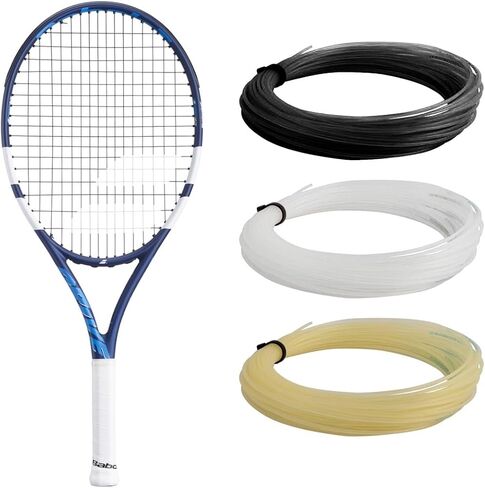 Babolat Drive Junior 25 Ing 11th Gen Tennis Racquet (Blue/White) مع ملحقات اختيارية in Saudi Arabia