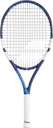 Babolat Drive Junior 25 Ing 11th Gen Tennis Racquet (Blue/White) مع ملحقات اختيارية in Saudi Arabia