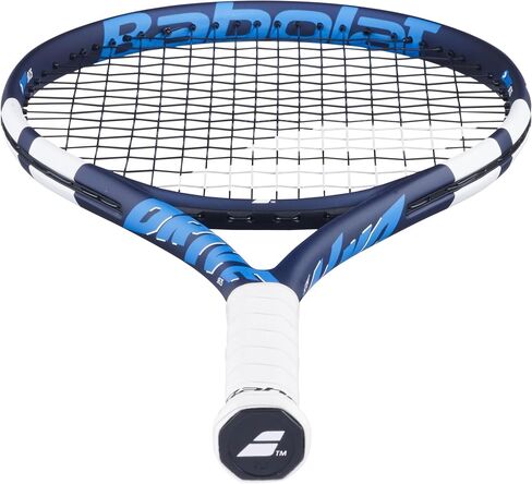 Babolat Drive Junior 25 Ing 11th Gen Tennis Racquet (Blue/White) مع ملحقات اختيارية in Saudi Arabia