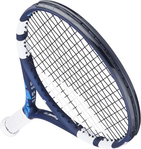 Babolat Drive Junior 25 Ing 11th Gen Tennis Racquet (Blue/White) مع ملحقات اختيارية in Saudi Arabia