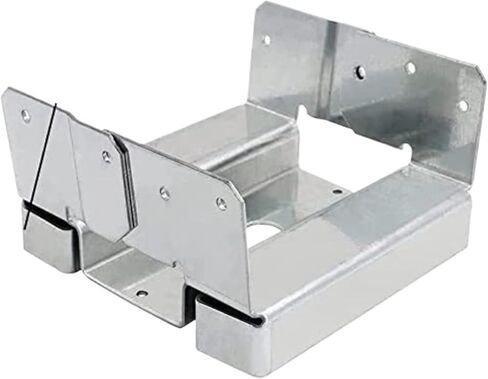 6 PCS 6x6 Post Base for Concrete Interal Galvanized Post Bracket with 1" Standoff for Deck Patio Gazebo Pergola Porch in Saudi Arabia