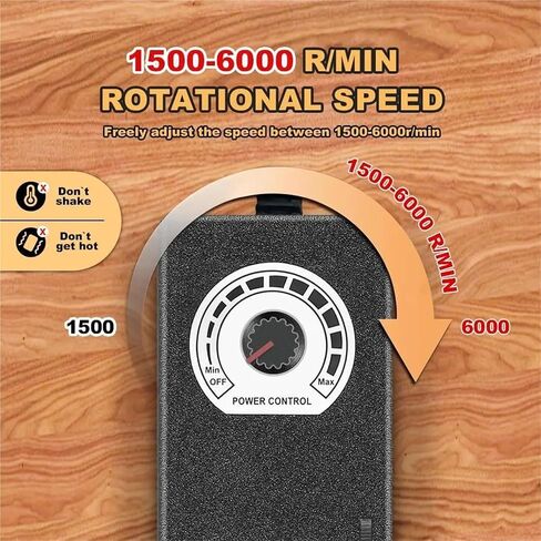 Leather Burnisher Polishing Machine Adjustable Speed 1500-6000 RPM Handheld Edge Grinding Tool 4 Heads Leather Finishing in Saudi Arabia