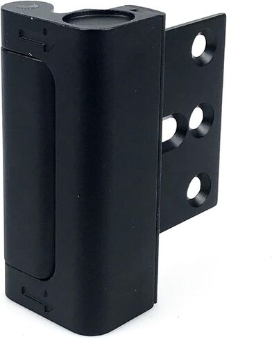 Home Security Door Lock Aluminum Alloy Anti Door Lock Childproof Door Reinforcement Lock with 3 Inch Stop(White) in Saudi Arabia