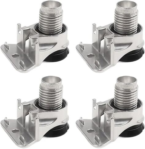 4Pcs Furniture Levelers Table Feet Heavy Duty Adjustable Furniture Cushion Foot for Table, Wardrobe, TV Cabinet Load 175KG in Saudi Arabia