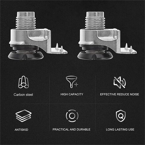 4Pcs Furniture Levelers Table Feet Heavy Duty Adjustable Furniture Cushion Foot for Table, Wardrobe, TV Cabinet Load 175KG in Saudi Arabia